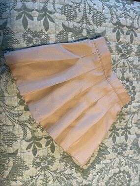 IZOD Girl’s Pleated School Uniform Skirt - Khaki Tan